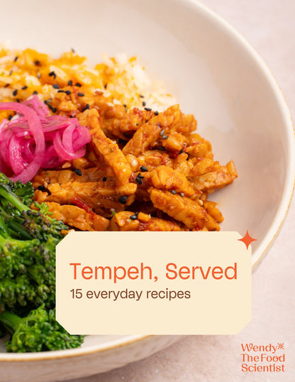 Tempeh, Served: 15 everyday recipes. The companion cookbook cover.